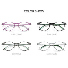 Load image into Gallery viewer, FONEX Alloy Glasses Frame Men Ultralight Women Vintage Round Prescription Eyeglasses 2023 Optical Frame Screwless Eyewear F1023