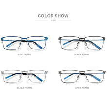 Carica l&#39;immagine nel visualizzatore di Gallery, FONEX Alloy Optical Glasses Frame Men Prescription Square Myopia Eyeglasses 2023 Male Metal Full Screwless Eyewear 999