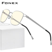 Carica l'immagine nel visualizzatore di Gallery, FONEX Anti Blue Light Blocking Glasses Women 2023 Square UV Rays Filter Computer Gaming Screwless Eyeglasses Eyewear FAB020
