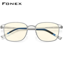 Carica l'immagine nel visualizzatore di Gallery, FONEX Anti Blue Light Blocking Glasses Women 2023 Square UV Rays Filter Computer Gaming Screwless Eyeglasses Eyewear FAB020