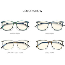 Load image into Gallery viewer, FONEX Anti Blue Light Blocking Glasses Women Antiblue UV Protection Computer Eyeglasses Men FAB010 (Nylon Frame B Titanium Arm)