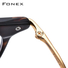 Load image into Gallery viewer, FONEX B Titanium Acetate Optical Glasses Frame Men Vintage Prescription Eyeglasses Women Retro Round Spectacles Eyewear 857