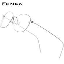 Load image into Gallery viewer, FONEX B Titanium Glasses Frame Men Prescription Eyeglasses Korean Denmark Women Myopia Optical Frame Screwless Eyewear F7513