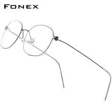 Load image into Gallery viewer, FONEX B Titanium Glasses Frame Men Prescription Eyeglasses Korean Denmark Women Myopia Optical Frame Screwless Eyewear F7513