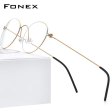 Load image into Gallery viewer, FONEX B Titanium Glasses Frame Women Prescription Eyeglasses Men Korean Myopia Optical Frames Morten Screwless Eyewear 7510