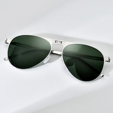Load image into Gallery viewer, FONEX Polarized Sun Glasses Men Portable Folding Pilot Sunglasses for Man 2023 MaleUV400 Shades with Nylon Lens F1025