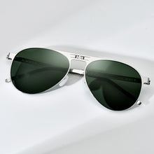 Load image into Gallery viewer, FONEX Polarized Sunglasses Men Portable Folding Pilot Sun Glasses for Man 2023 MaleUV400 Shades with Nylon Lens F1025