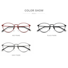 Load image into Gallery viewer, FONEX Pure Titanium Eyeglasses Frame Women Retro Round Optical Glasses Prescription Korean Eyewear Men 8501