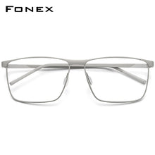 Load image into Gallery viewer, FONEX Pure Titanium Glasses Frame Men 2023 Prescription Eye Glasses for Men Square Eyeglasses Myopia Optical Frame Eyewear 8526