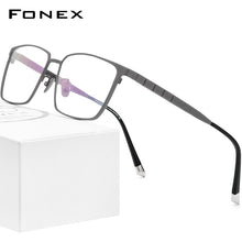 Load image into Gallery viewer, FONEX Pure Titanium Glasses Frame Men 2023 Male Classic Optical Prescription Eyeglasses Frame Full Rim Square Eyewear F85658