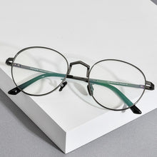 Load image into Gallery viewer, FONEX Pure Titanium Glasses Frame Men Retro Round Myopia Optical Prescription Eyeglasses Frames Women Vintage Eyewear 884