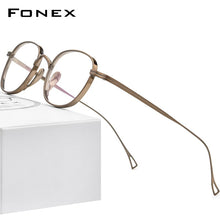 Load image into Gallery viewer, FONEX Pure Titanium Glasses Frame Men Retro Square Prescription Eyeglasses Women 2023 Vintage Myopia Optical Eyewear F85649