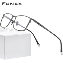 Load image into Gallery viewer, FONEX Pure Titanium Glasses Frame Men Square Eyewear 2023 Male Classic Full Optical Prescription Eyeglasses Frames F85641