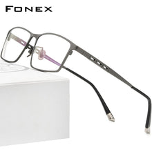 Load image into Gallery viewer, FONEX Pure Titanium Glasses Frame Men Square Eyewear 2023 Male Full Rim Optical Frames Prescription Eyeglasses Frames F85691