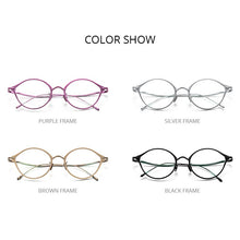 Load image into Gallery viewer, FONEX Pure Titanium Glasses Frame Women Retro Cat Eye Prescription Eyeglasses 2023 Cateye Myopia Optical Eyewear F85657