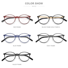 Load image into Gallery viewer, Pure Titanium Glasses Frame Women Retro Round Prescription Eyeglasses  New Men Antiskid Optical Screwless Eyewear