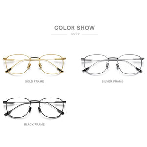 FONEX Pure Titanium Glasses Frame Women Vintage Round Myopia Optical Prescription Eyeglass Frame Men 2022  Titan Eyewear 8517