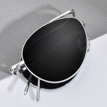Load image into Gallery viewer, FONEX Pure Titanium Polarized Sunglasses Men Folding Famous Aviation Sun Glasses for Men Aviador  Shades 838