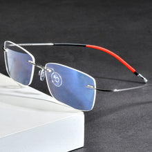 Load image into Gallery viewer, FONEX Rimless Titanium Glasses Men 2023 Frameless Prescription Eyeglasses Frame Women Myopia Optical Eyewear 9203