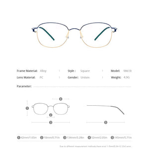 FONEX Titanium Alloy Glasses Frame Men Prescription Eyeglasses Korean Denmark Women Myopia Optical Frame Screwless Eyewear 98618