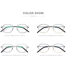Load image into Gallery viewer, FONEX Titanium Alloy Glasses Frame Men Prescription Eyeglasses Korean Women Myopia Optical Frame Screwless Eyewear 98618
