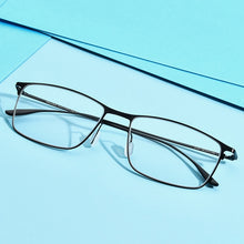 Load image into Gallery viewer, FONEX Titanium Alloy Glasses Frame Men Square Myopia Prescription Eyeglasses Frames 2022  Full Optical Korean Eyewear 8105