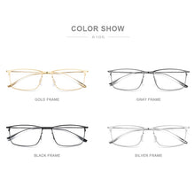 Load image into Gallery viewer, FONEX Titanium Alloy Glasses Frame Men Square Myopia Prescription Eyeglasses Frames 2022  Full Optical Korean Eyewear 8105