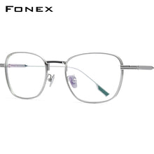 Load image into Gallery viewer, FONEX Titanium Glasses Frame Women Vintage Cat Eye Myopia Optical Prescription Eyeglass Frame Men 2023 Titan Eyewear 8517-1