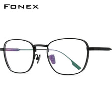 Load image into Gallery viewer, FONEX Titanium Glasses Frame Women Vintage Cat Eye Myopia Optical Prescription Eyeglass Frame Men 2023 Titan Eyewear 8517-1
