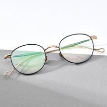 Load image into Gallery viewer, FONEX Titanium Glasses Frame Women Vintage Round Myopia Optical Prescription Eyeglasses Frame Men 2023 Titan Eyewear F85645