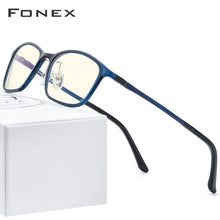 Load image into Gallery viewer, FONEX Ultem TR90 Anti Blue Light Glasses Men Goggles Protection Eyewear Blocking Antiblue Gaming Computer Eyeglasses Women AB03