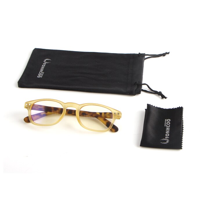 FONHCOO leopard Vintage retro Anti Blue ray Glasses Radiation-Resistant protect goggles computer gaming glasses