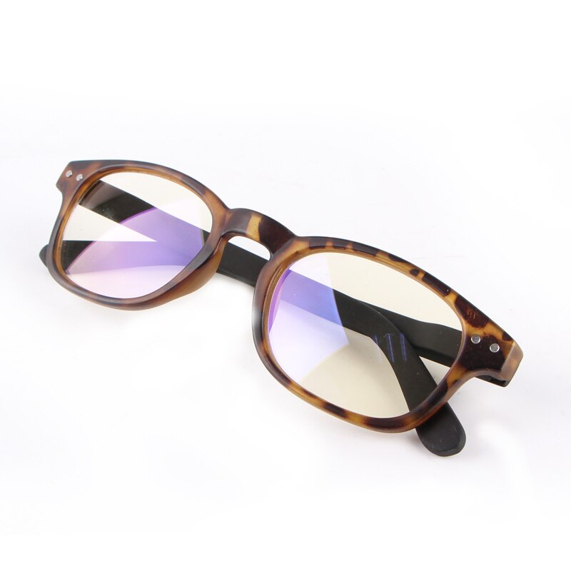 FONHCOO leopard Vintage retro Anti Blue ray Glasses Radiation-Resistant protect goggles computer gaming glasses
