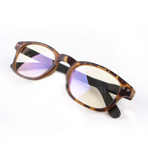 FONHCOO leopard Vintage retro Anti Blue ray Glasses Radiation-Resistant protect goggles computer gaming glasses