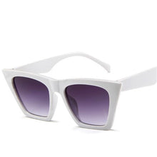 Load image into Gallery viewer, FOOSCK Cat Eye Sunglasses Women Shaped Sun Glasses Female Eyewear Blue Red Lens UV400