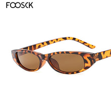 Load image into Gallery viewer, Vintage Rectangle Sunglasses Women Cat Eye Designer Ladies Small Frame Black Red Sun Glasses UV400
