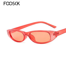 Load image into Gallery viewer, Vintage Rectangle Sunglasses Women Cat Eye Designer Ladies Small Frame Black Red Sun Glasses UV400