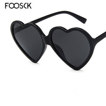 Load image into Gallery viewer, FOOSCK Women Brand Designer  Heart Shape Sunglasses Women Lovely Colorful Clear Eyeglasses Cat Eye Frame Eyewear