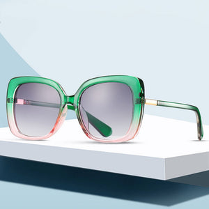 FS  Ladies Green Leopard Print Sunglasses Frame Shades For Women Outdoor Mirror UV400 Sun Glasses 2023