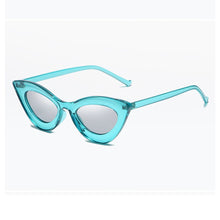 Load image into Gallery viewer, FS Sexy Cat Eye Sunglasses Women  Brand Designer Mirror Lens Leopard Print Sun Glasses Black Frame UV400 Shades Eyewear
