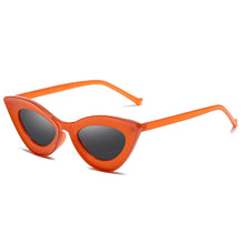 Load image into Gallery viewer, FS Sexy Cat Eye Sunglasses Women  Brand Designer Mirror Lens Leopard Print Sun Glasses Black Frame UV400 Shades Eyewear