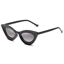 Load image into Gallery viewer, FS Sexy Cat Eye Sunglasses Women  Brand Designer Mirror Lens Leopard Print Sun Glasses Black Frame UV400 Shades Eyewear