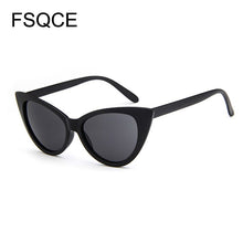 Load image into Gallery viewer, FSQCE Oversized Sunglasses Women Vintage Retro Cat Eye Design Lady Sex Classic Party Sun Glasses Oculos De Sol Femin