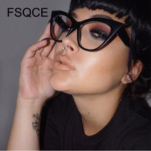 Load image into Gallery viewer, FSQCE Oversized Sunglasses Women Vintage Retro Cat Eye Design Lady Sex Classic Party Sun Glasses Oculos De Sol Femin