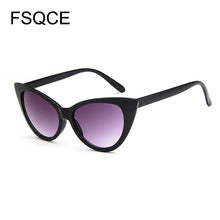 Load image into Gallery viewer, FSQCE Oversized Sunglasses Women Vintage Retro Cat Eye Design Lady Sex Classic Party Sun Glasses Oculos De Sol Femin