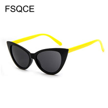 Load image into Gallery viewer, FSQCE Oversized Sunglasses Women Vintage Retro Cat Eye Design Lady Sex Classic Party Sun Glasses Oculos De Sol Femin