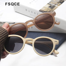 Load image into Gallery viewer, FSQCE Retro Round Sunglasses Women Brand Design Transparent Female Sun glasses Optical Oculos De Sol Feminino Eyewear