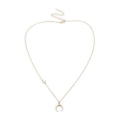 Boho Collares Wild Star Moon Collana con ciondoli Collana girocollo da donna Coppia catena Collana clavicola Regali di gioielli per gli amanti della moda 