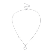Carica l&#39;immagine nel visualizzatore di Gallery, Boho Collares Wild Star Moon Collana con ciondoli Collana girocollo da donna Coppia catena Collana clavicola Regali di gioielli per gli amanti della moda 