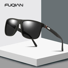 Carica l'immagine nel visualizzatore di Gallery, FUQIAN 2022 occhiali da sole di lusso da uomo occhiali da sole in plastica quadrati dal design polarizzato occhiali da sole da guida Oculos 